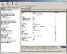 TXT Editor displaying TLasers file.
